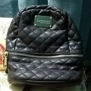 Bebe Danielle Quilted Mini Backpack